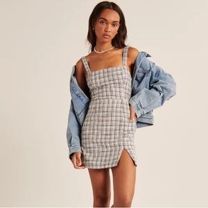 Abercrombie Navy Tweed Mini Dress